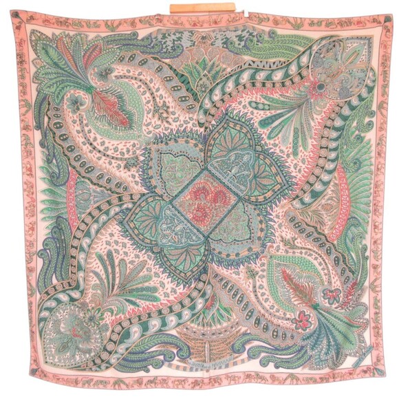 HERMES Accessories - HERMES Carre Geant 140 LE JARDIN DE LA MAHARANI (The Garden of the Maharani) ...